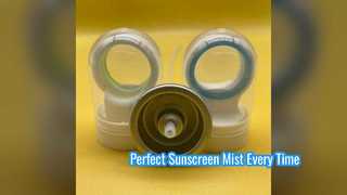 Best Sunscreen Aerosol Valve for Uniform Mist and 360 Spray