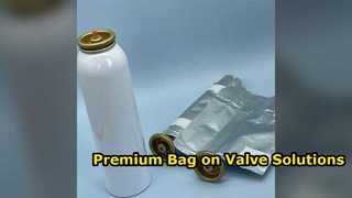 Wysokiej jakości niestandardowe systemy worków na zaworach do aluminiowych opakowań aerozoli