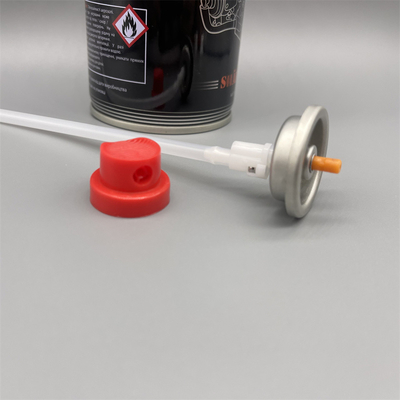 kupować 360 Degree Direction Aerosol Valves With Actuator for lubricant Aerosol Tin Cans produkcja online
