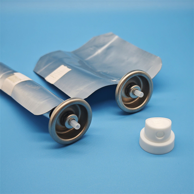kupować 1 Inch Bag on Valve Aluminum Aerosol Metal Cans Bag on Valve Spray BOV for Oil Spray Cosmetic Spray produkcja online