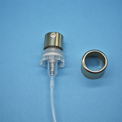 kupować 0.1ml/t 15mm 16.3mm Silver Aluminium Cosmetic Crimp Sprayer Fine Mist Perfume Spray Pump produkcja online