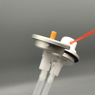 kupować Zawór aerozolowy 360 stopni o wysokiej niezawodności z aktywatorem do sprayów blokujących ogień i pianek izolacyjnych o stałej, dużej wydajności produkcja online