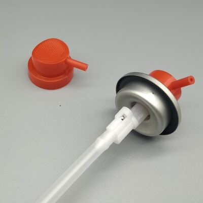 kupować Zawór aerozolowy Premium High-Output 360 stopni z uruchamiającym elementem do smarów samochodowych i powłok przemysłowych z precyzyjną kontrolą natrysku produkcja online