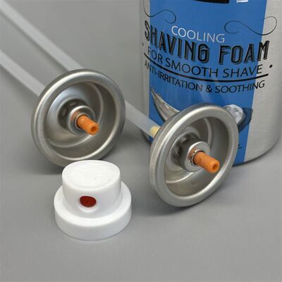 kupować Wysokiej wydajności zawór piankowy do golenia aerosoli z systemem oczyszczania skóry, uszczelnieniem przeciwciśnieniowym i 360° rozprowadzaniem produkcja online