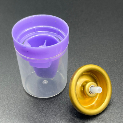 Ekologiczny zawór do fryzjerstwa włosów. Materiały biodegradowalne. 0,8 mm otwór do mousse i żelu.