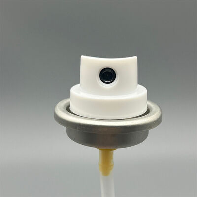 Zawór aerozolowy do dezodorantu w sprayu zapewniający drobną mgiełkę i równomierne rozpylanie z uszczelnieniem zapobiegającym wyciekom