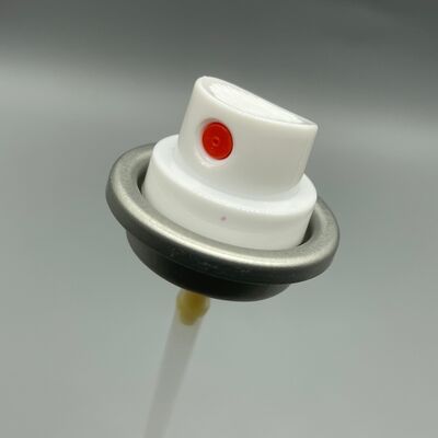 Zawór do aerozolu nabłyszczającego włosy, zapobiegający przeciekaniu