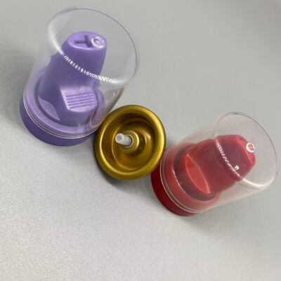 Zwrócony aluminiowy zawór aerozolu do włosów Mousse Formuła salonowa Kompatybilna