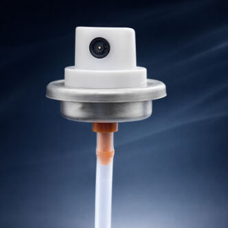 Zestaw wstępnie zabarwionych zawórów lakieru aerozolu męskiego klasy premium do skoordynowanych opakowań