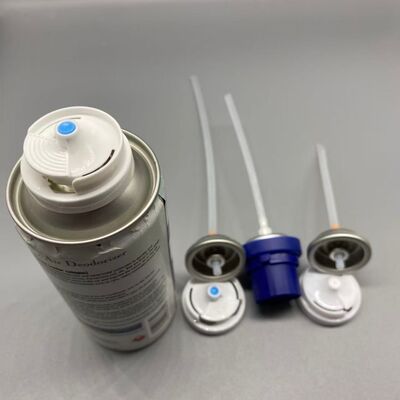 Aerozolowy zawór antybakteryjny z dyszą szerokostrumieniową i wysoką odpornością chemiczną do szczelnego sprayu dezynfekującego