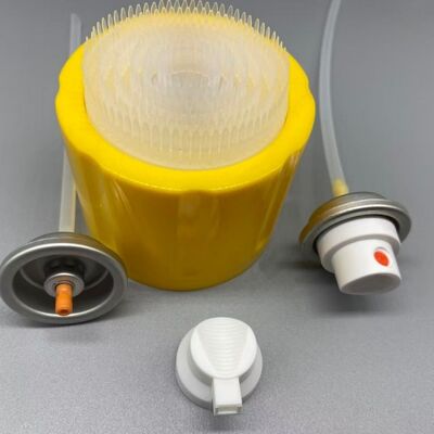 Zawór czyszczący z piany o wysokiej wydajności z czyszczącą czapką do pielęgnacji dywanów i siedzenia